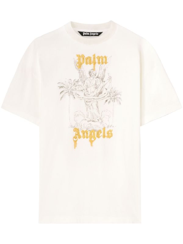 Palm Angels (Baumwoll-T-Shirt mit Logodruck)