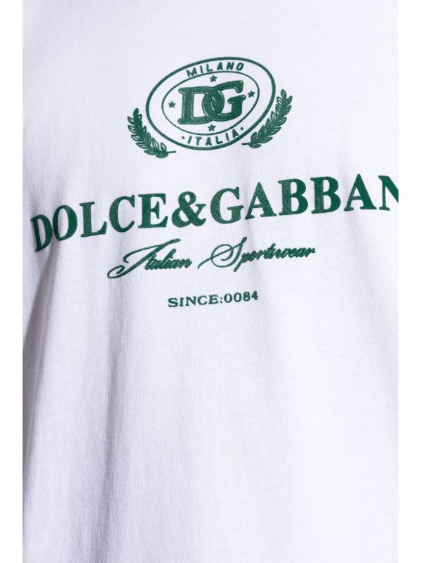 Dolce & Gabbana (Baumwoll-T-Shirt mit Logodruck)