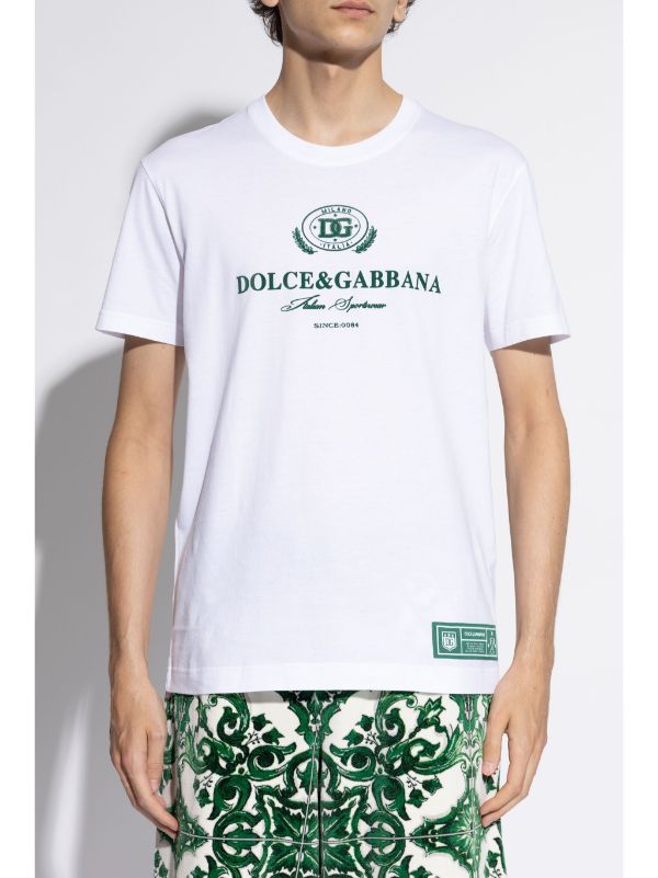 Dolce & Gabbana (Baumwoll-T-Shirt mit Logodruck)