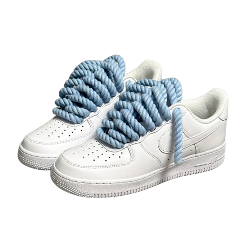 Nike Air Force 1 WHITE (Rope Laces)